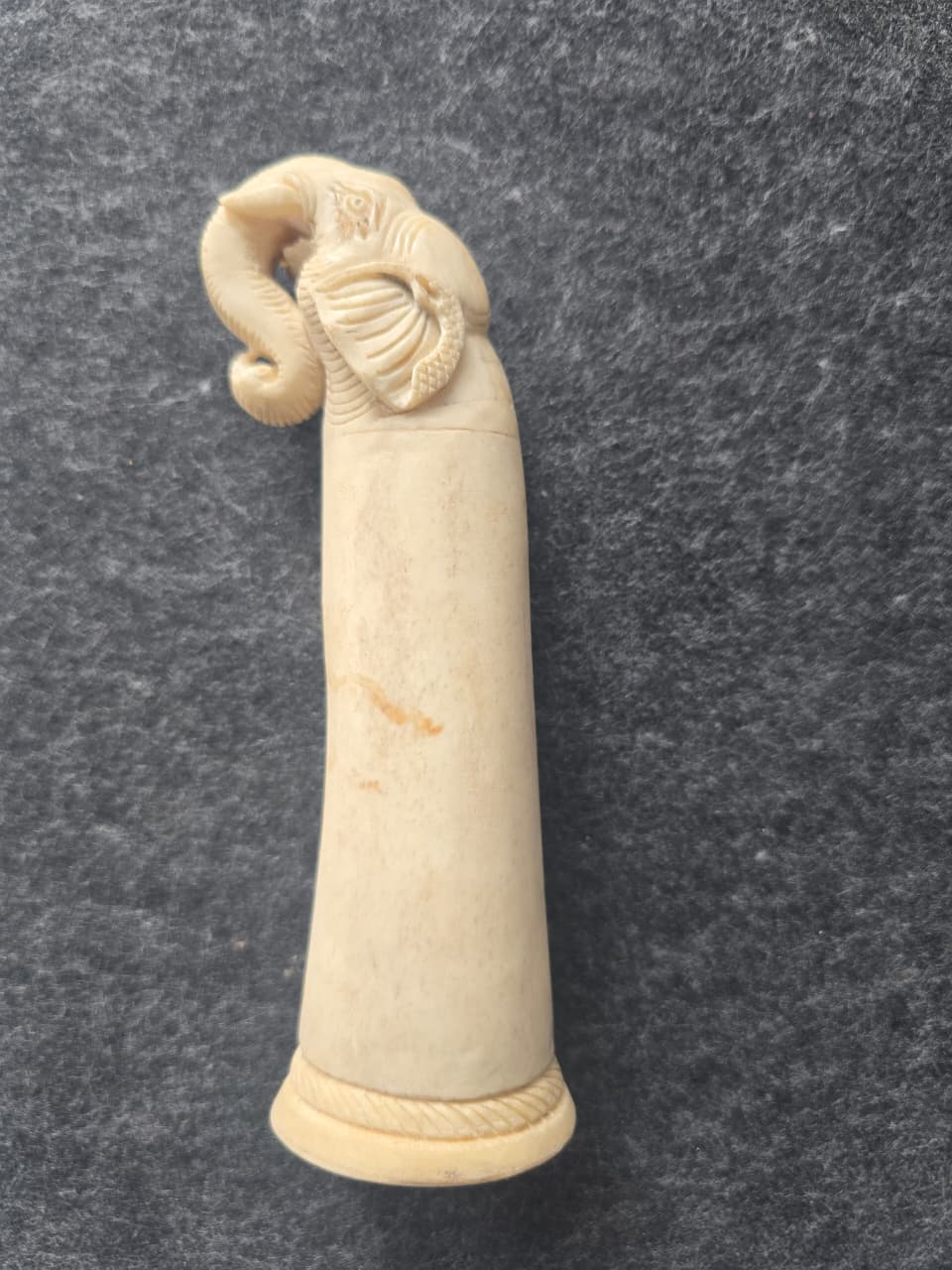 Rare islamic mughal handcarved tusk dagger hilt